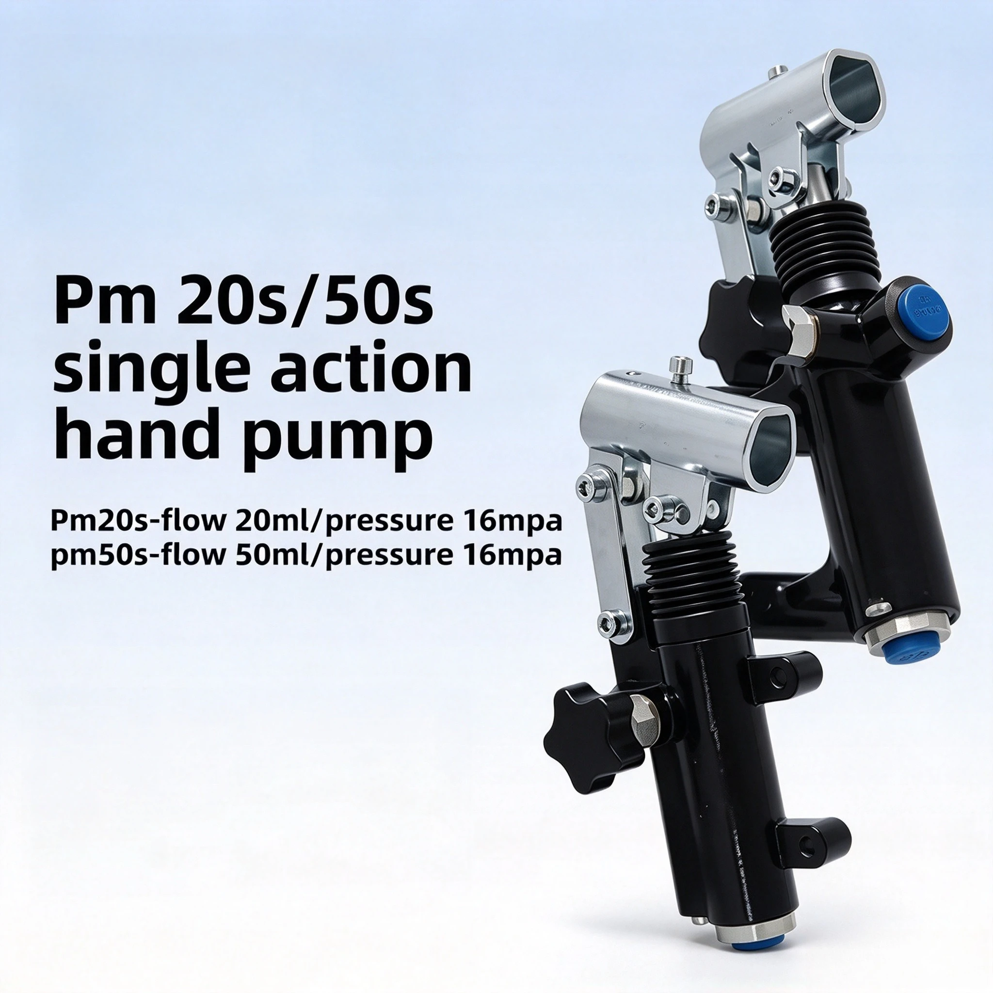 Manual Pump PM20s-50s Full Specification Pressure Stabilized Oil Pump Hydraulic System High Pressure Hand Pressure Portable