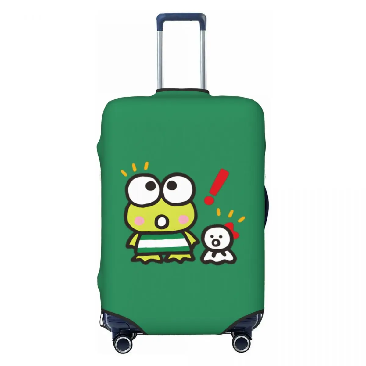 

Custom Sanrio Keroppi Cartoon Travel Luggage Cover Elastic Suitcase Cover Protector Fit 18-32 Inch