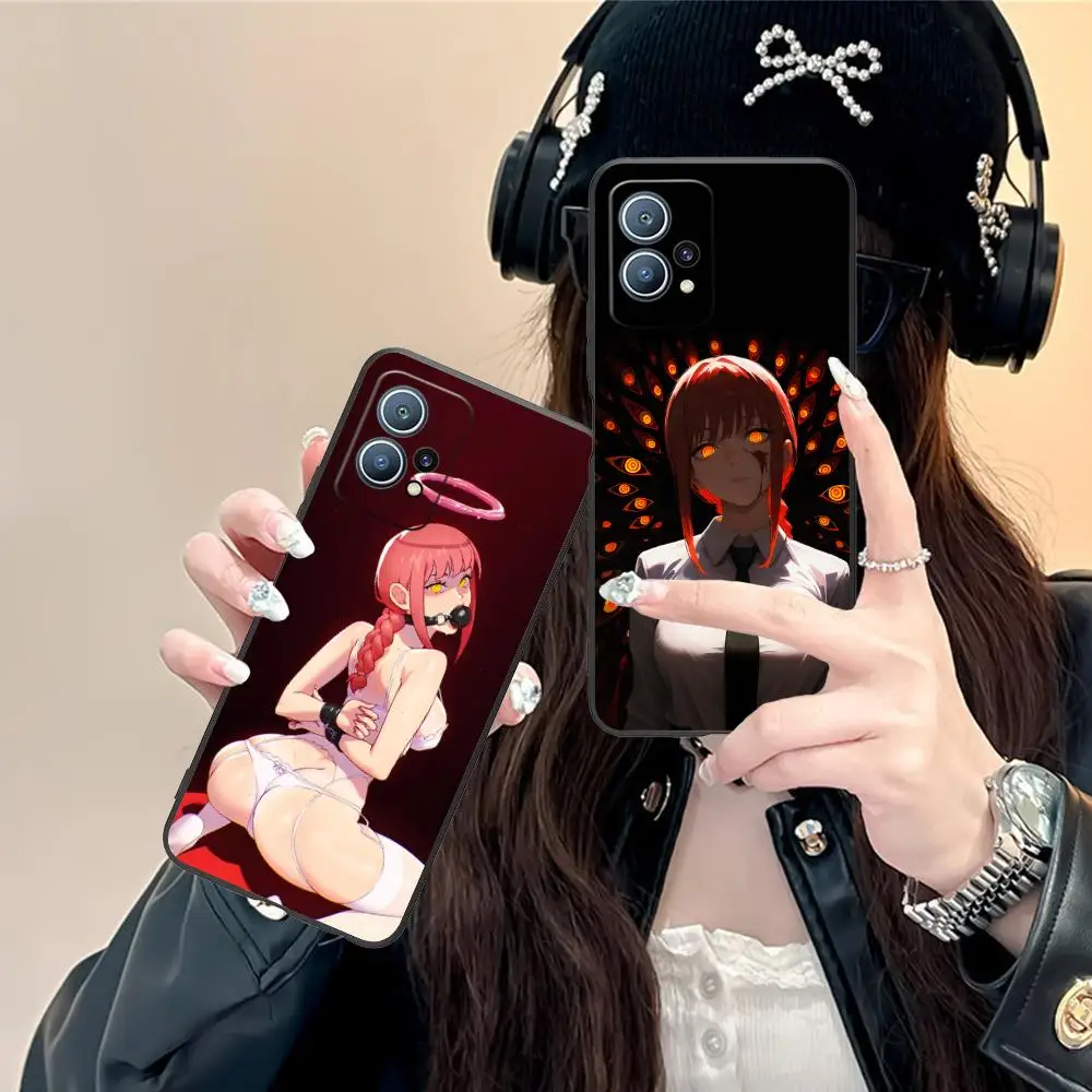 

Чехол для мобильного телефона Chainsaw Makima для Huawei P60 P50 P40 P30 P20 P10 P9 P8 Pro Lite Plus с цветной печатью, защитный роскошный чехол