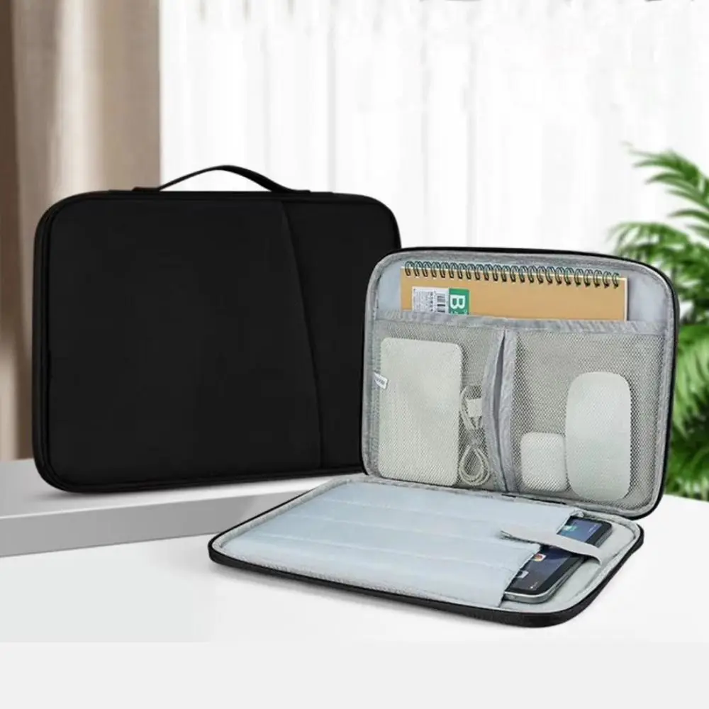 

With Handle Portable Laptop Bags Lightweight Ultra Thin Laptop Case Soft Material Waterproof Computer Notebook Sleeve Office Use