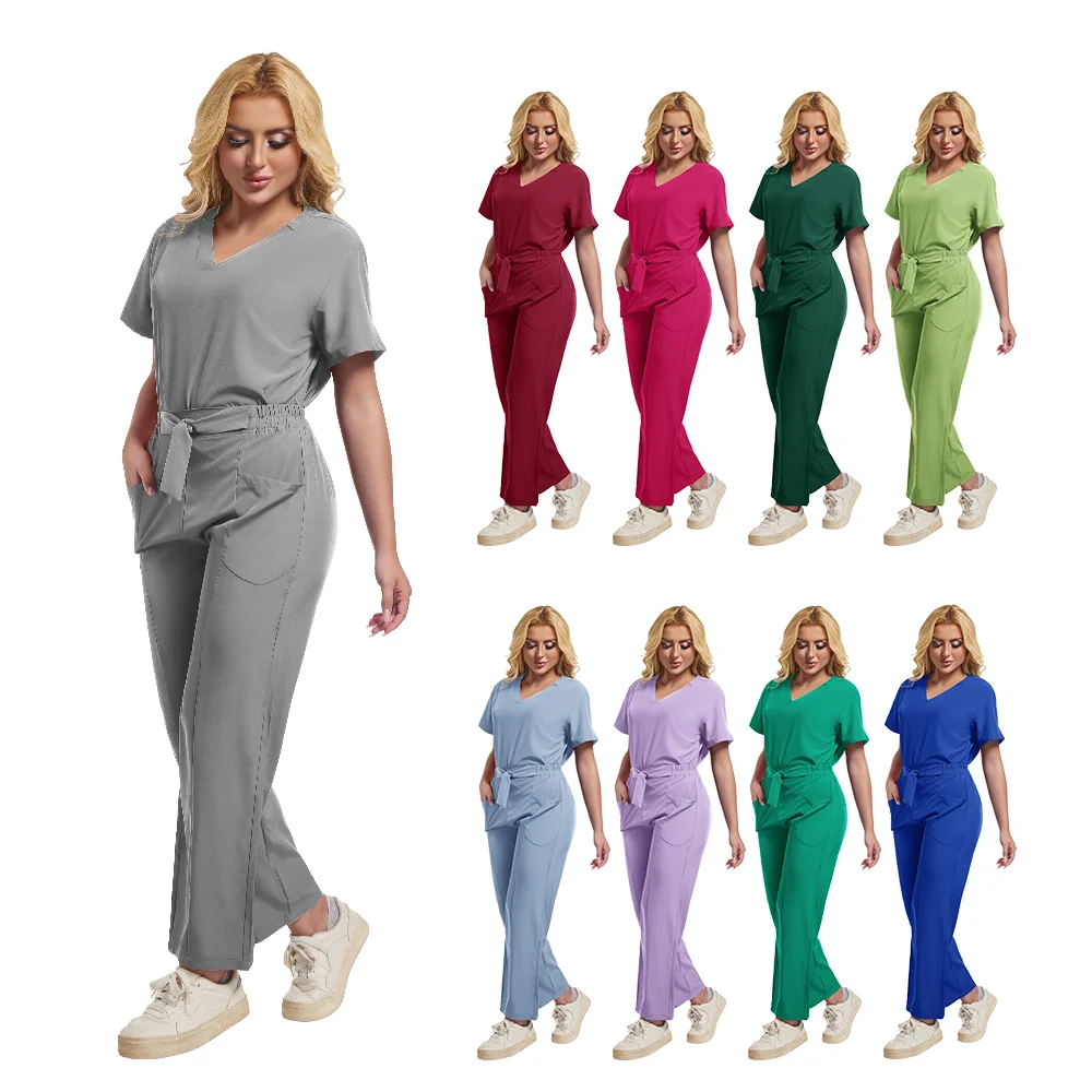 หมอพยาบาลผ่าตัด Workwear Medical Scrubs เครื่องแบบผู้หญิงผู้ชายเสื้อผ้าชุดอุปกรณ์โรงพยาบาล Operating Room ขายส่งราคา