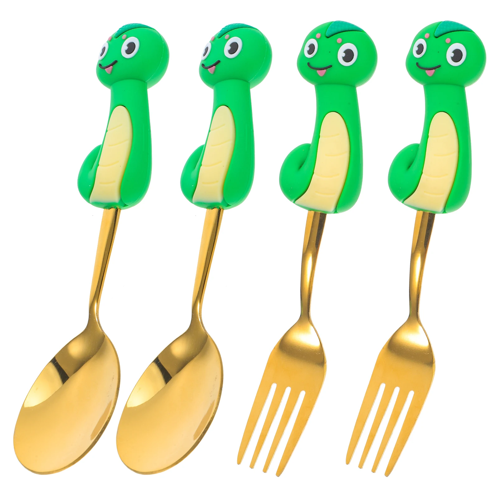

Stainless Steel Dessert Snake Shaped Coffee Stirrer Mini Spoon for Espresso Tea Serving Spoon Retro Style Practical Gift
