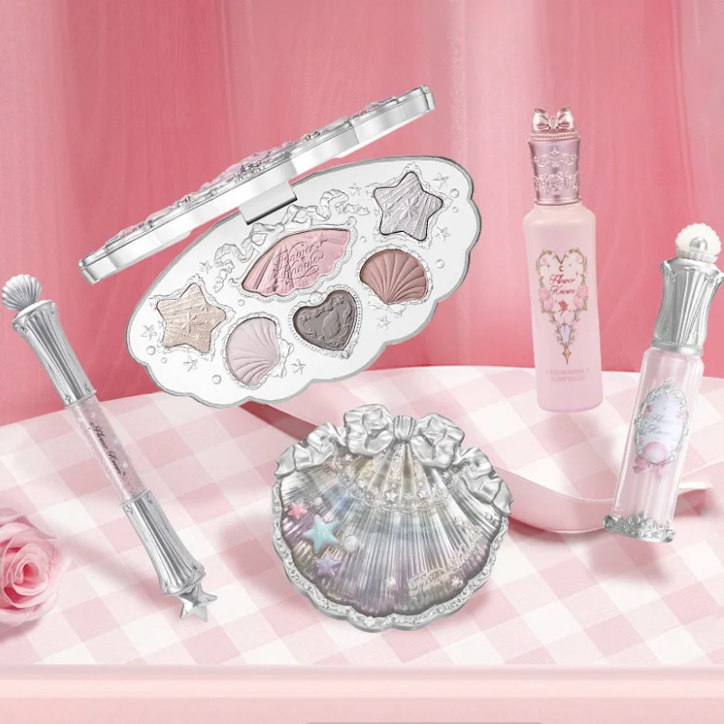 set-de-maquillaje-todo-en-uno-flowerknows-sombra-de-ojos-rubor-corrector-y-brillo-labial-kit-flower-know-maquillaje-profesional-completo