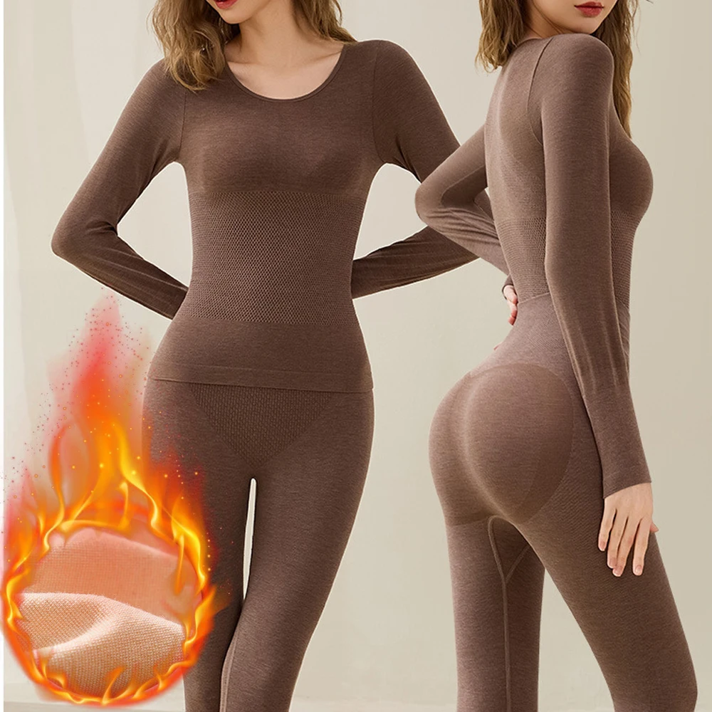 Namen-1er-Set Herbst- und Winter-Thermounterwäsche-Sets, eng anliegend, schlankmachend, langärmelig, Thermo-Unterwäsche, Oberteil und Thermohose