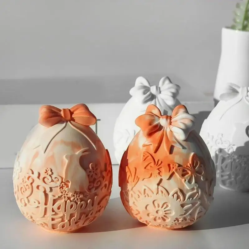 R3MC 3D Rabbit Eggs Silicone Accessory Mold ที่เหมาะสำหรับงานฝีมืออีสเตอร์