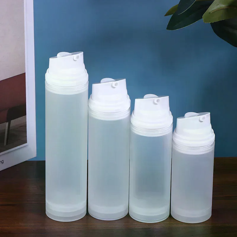 30-150 مللي متجمد السفر زجاجة مضخة موزع زجاجات محلول فارغة إعادة الملء فراغ حاوية مستحضرات التجميل الصحافة نوع النساء يشكلون