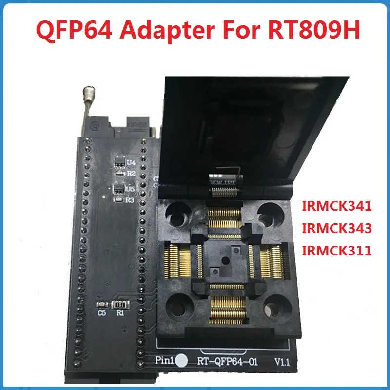 qfp64-adapter-for-rt809h-universal-programmer-burning-seat-inverter-air-conditioner-mcu-irmck341-irmck343-irmck311-socket
