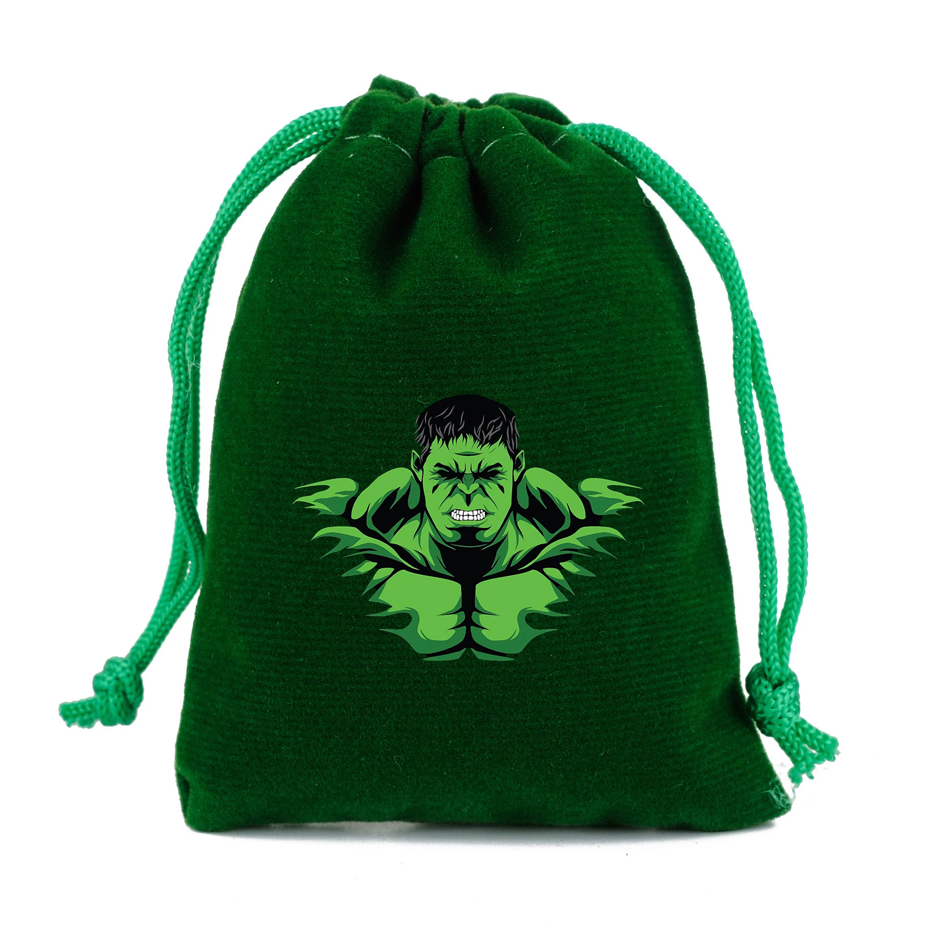 Hulk Marvel Drawstring Bag Shopping Kids Boys Girl Childern Student Cute Portable DIY Party Hand Pocket Gift Pouch Movie Cartoon