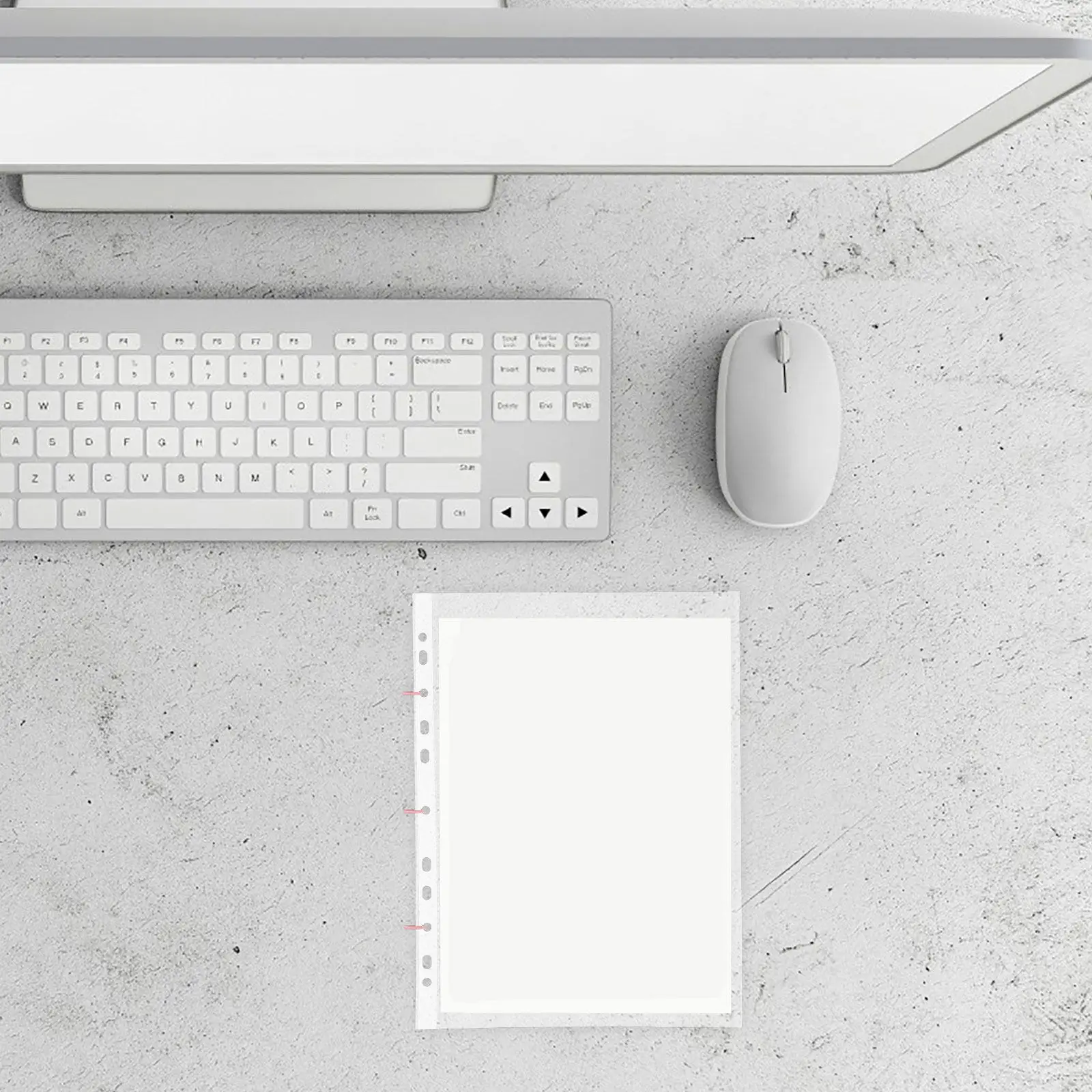 

100 шт. прозрачных защитных пакетов для файлов, сменные вкладыши для папок, принадлежности для хранения документов