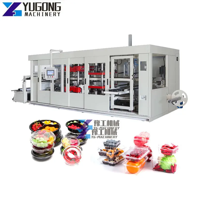 Plastic Box Thermoforming Machine Plastic Forming Vacuum Machine Production Line Plastic Vacuum Forming Machine