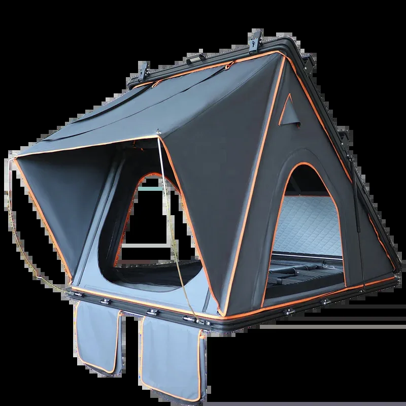 

2024 New val 4x4 Offroad Hard Shell Aluminium Triangle Tent 3-4 Person Car Rooftop Tent Trending Product
