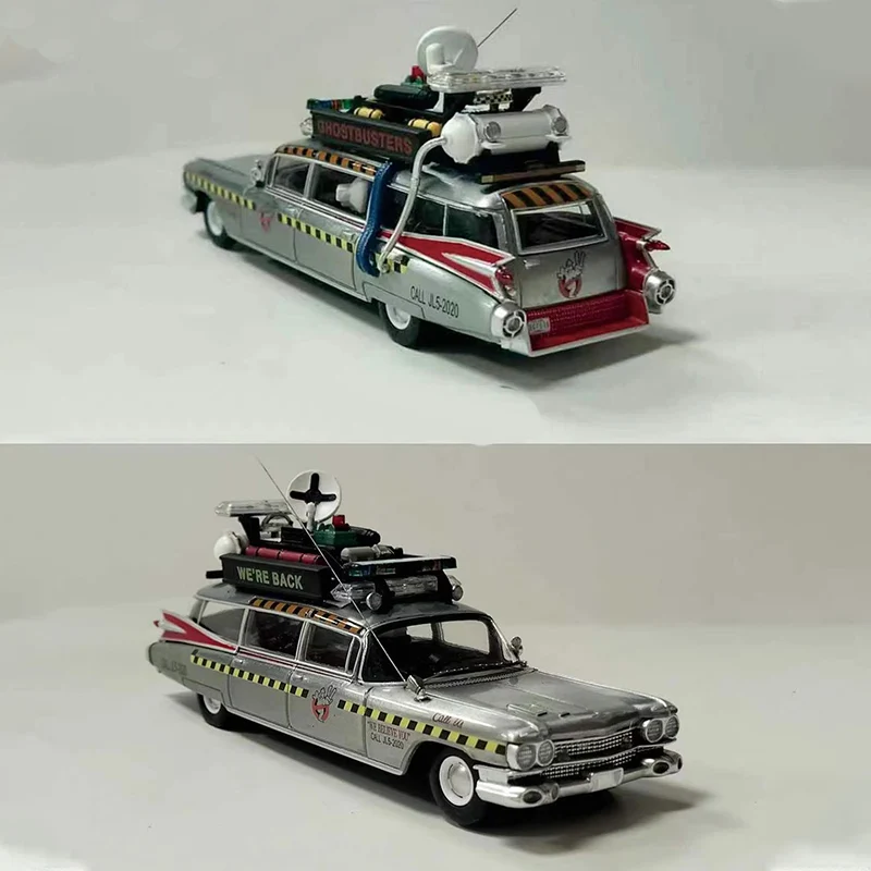 

1/64 Scale Ecto-1 2nd Generation Simulation Car Model Metal & Toy Adult Fans Collection Souvenir Gifts Decration Display