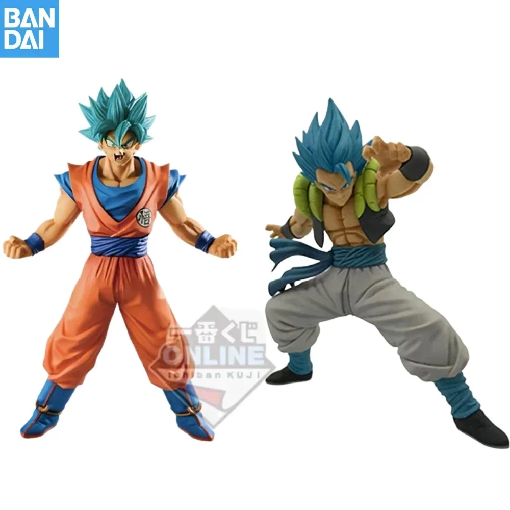 

Original Bandai Anime Dragon Ball Ichiban Kujl Goku Gogeta Son Goku Super Saiyan Blue MASTERLISE Figure PVC for Toys Model Gifts