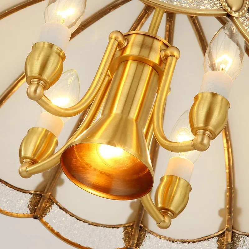 Study chandelier Nordic retro light luxury bedroom