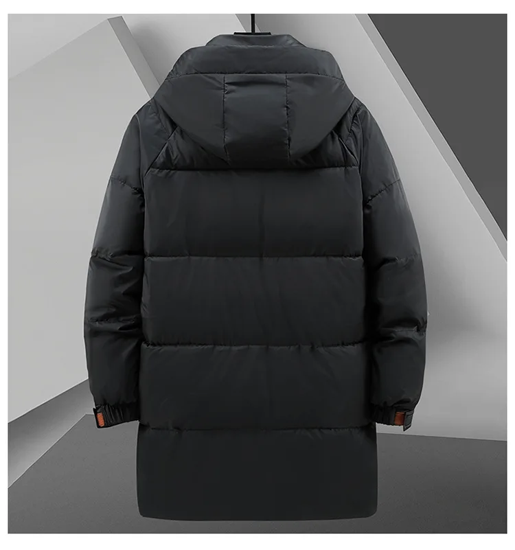 Parkas de talla extra para hombre, ropa larga holgada informal de tendencia para hombre con capucha, chaqueta de talla grande, chaqueta de invierno para hombre 11XL 10XL, abrigo de invierno para hombre