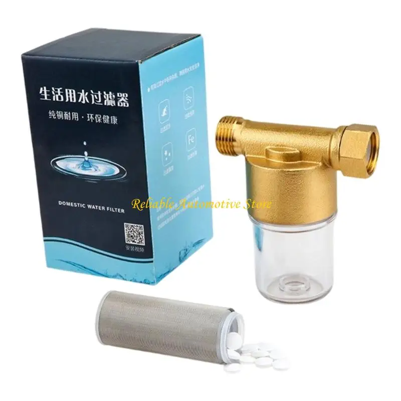 

M68B Motorhomes Standard Traveler Water Filter Cartridge Strong Metal Housing Removes Impurities Suitable For Most Vehicles