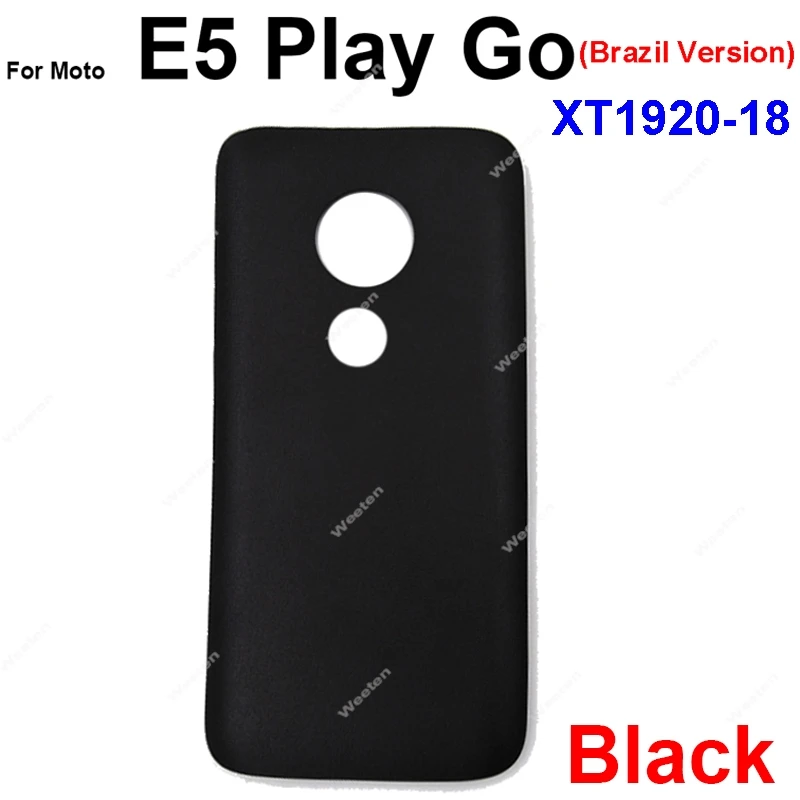 Rear Battery Door Housing Back Cover For Motorola Moto E4 E4 Plus E5 Plus E5 Play E5 Play Go Rear Back Battery Housing Case Part