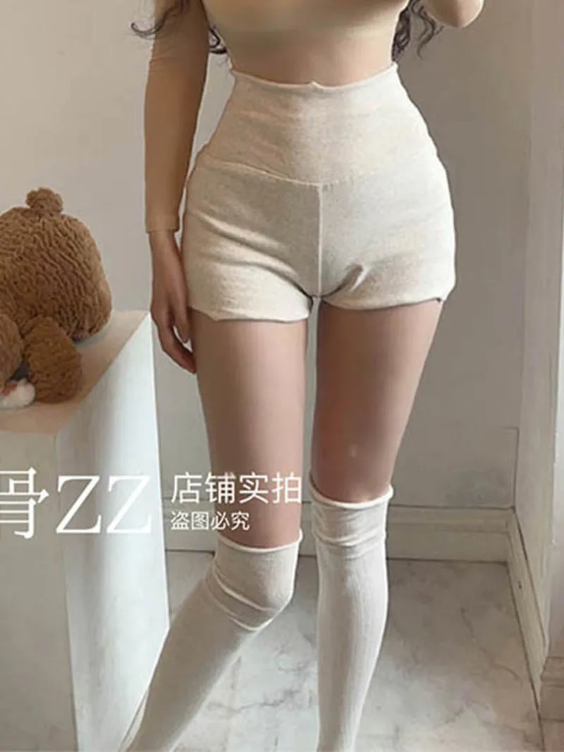 

WOMENGAGA Sweet Shorts Hot Sexy Korena Women 2023 New Autumn/Winter New Street Sexy Layered Folded Solid Color Spliced 0B8Z