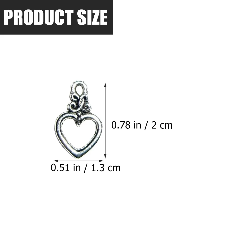 

60 комплектов застежек-переключателей из сплава, ювелирные изделия, прочная застежка в форме сердца для браслета «сделай сам», ожерелья, аксессуары для ремонта браслета, застежки-переключатели «сделай сам»