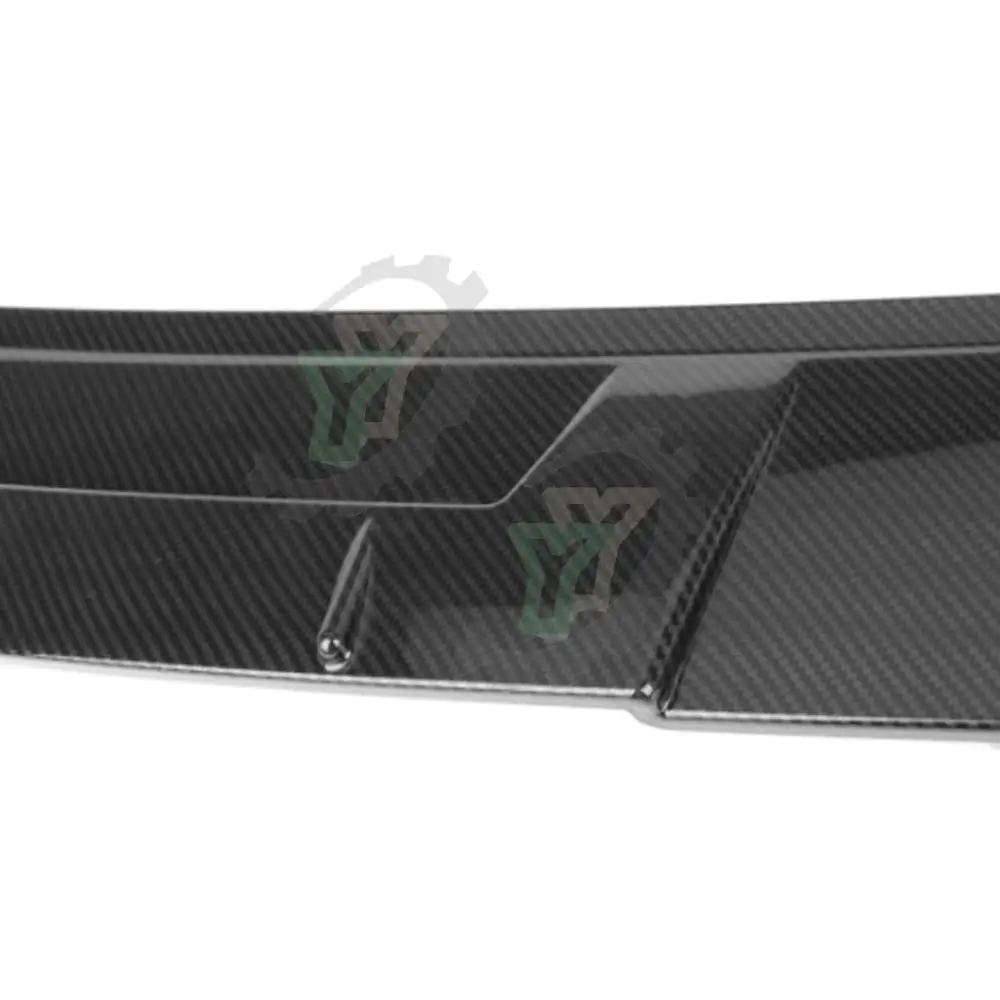 Carbon Fiber Look/Gloss Black Car Rear Window Roof Wing Spoiler Wing Refit Trim For Honda Accord 10th Gen 2018 2019 2020