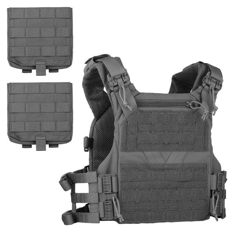 Imagem -06 - Colete Tatico Modular Militar Plate Carrier Colete Tatico Airsoft Tactical Caça Colete K19 Placa Transportadora Molle Liberação Rápida Sistema Rápido Ajustar Cummerbund Militar Airsoft Agilite Combate Engrenagem