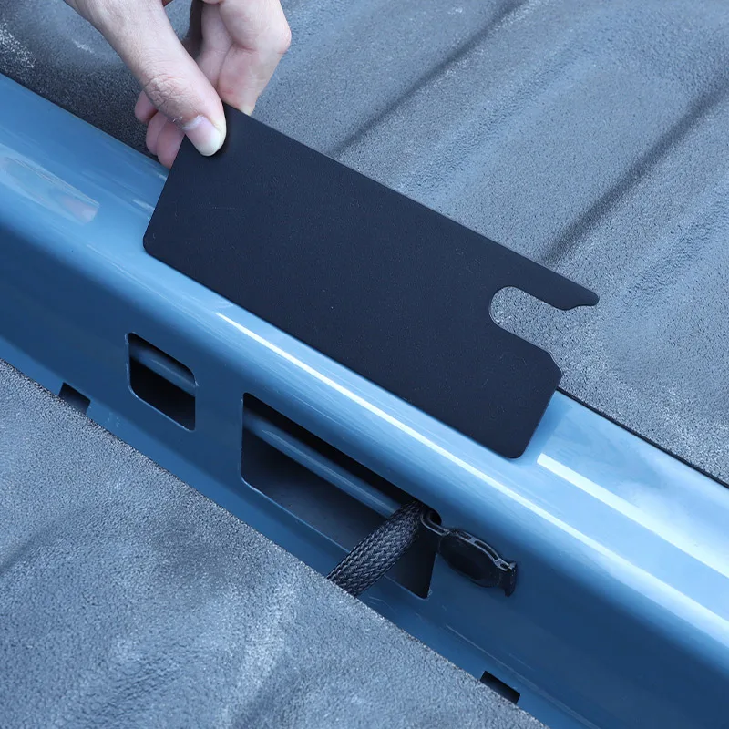 

For Ford Maverick 2022-2025 Aluminum Ally Tailgate Bottom Wire Hole Dust Cover Tailgate Bottom Wire Hole Protection Accessories
