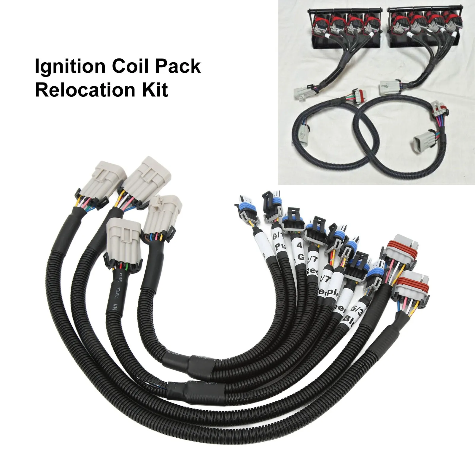 Ignition Coil Pack Relocation Kit ABS High Performance Heatproof for SMALL BLOCK V8 LSX LS6 LS1