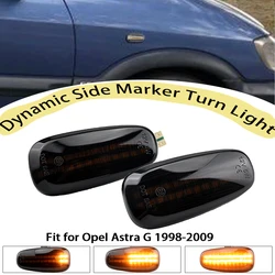 Dynamic LED Fender Turn Signal For Opel Astra G 1998-2009 Zafira A 1999-2005 Side Marker Lights lamps 2000 2001 2002 2003 2004