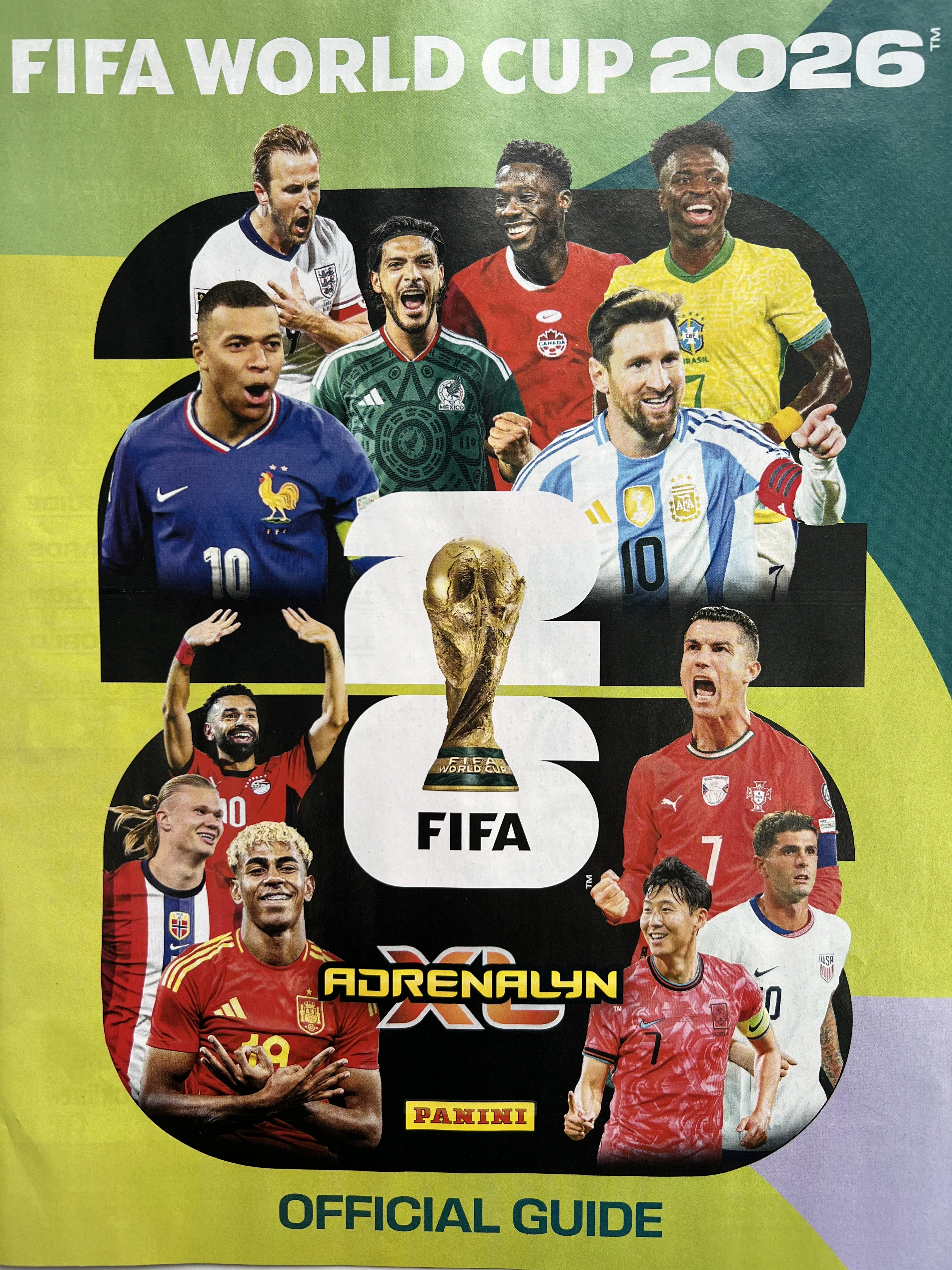 Panini 2026 FIFA World Cup (USA Canada Mexico) AXL Soccer Cards Official Authentic Collectible Cards Gift for Messi Ronaldo Fans