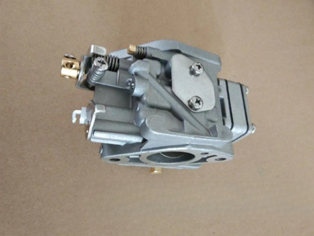2 Stroke Water Cooled 6.0HP Outboard Motor Carburetor, Boat Engine Replacement Spare Part for Marine Propeller
