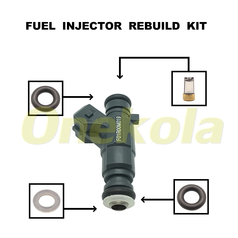 

Fuel Injector Seal O-Ring Kit Seals Filters for F01R00M019 For A3 09-16 1.6 1TR 2TR 3RZ 2RZ 1RZ 6AZ Hana Lpg