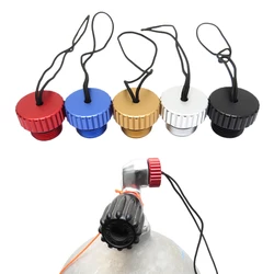 Scuba Diving DIN Tank Valve coperchio filettato tappo antipolvere in alluminio tappo di protezione tappi terminali antipolvere multicolori di ricambio
