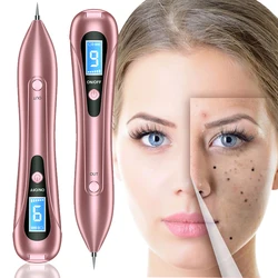 Plasma Pen Professional Laser Tattoo Removal Pen 9 Level LED Screen Portable Fibroblast Facial Freckle Tag Wart Removal Tool