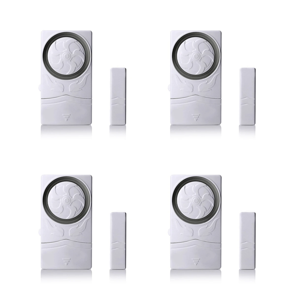 4Pcs Wireless Home Security Burglar Alarm, Magnetic Sensor Door Window Alarm Pool Door Alarm for