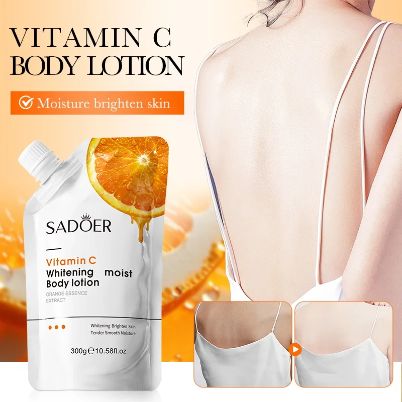 

300g Vitamin C Whitening Creams Moisturizing Body Skin Hydrating and anti-chapping body lotion skin, Brightening serum