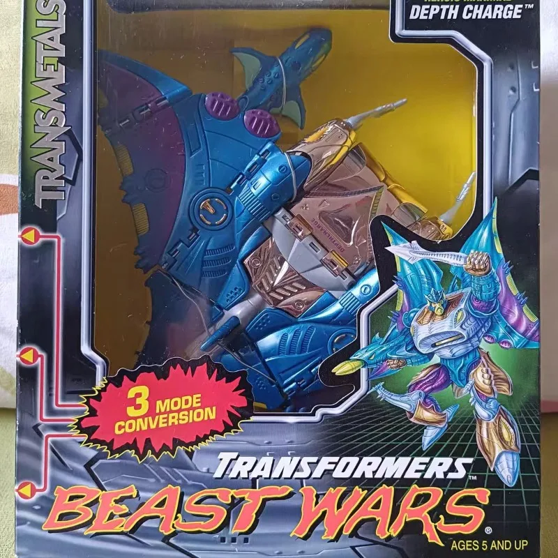 Original Hasbro Transformers BEAST WARS HEROIC MAXIMAL DEPTH CHARGE Action Toy Figure Collection