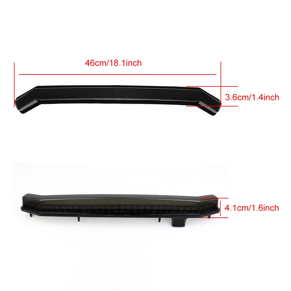 UTV Center Tail Light Rear Center Accent Lamp Brake Light for Polaris RZR XP 1000 Turbo Sportsman 1000 XP Replace #2413431