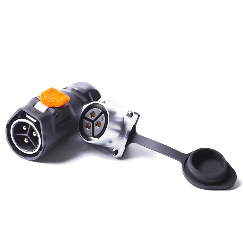 

Button high current waterproof connector equipment automation aviation plug IP67 waterproof