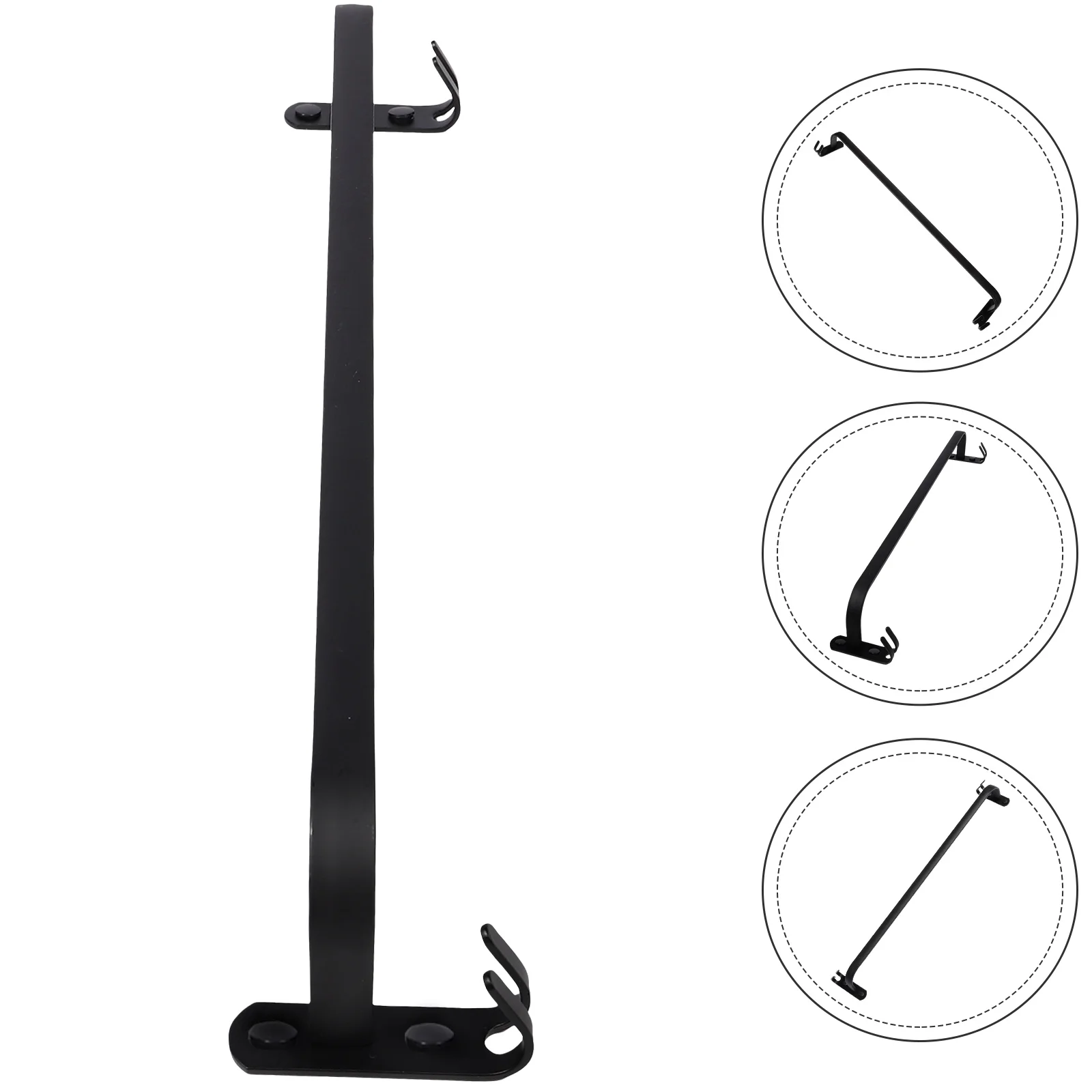 

Space Aluminum Towel Rack Single Bar Brushed Finish Rust Resistant Wall Mounted Bathroom Storage Holder For Kitchen Bedroom
