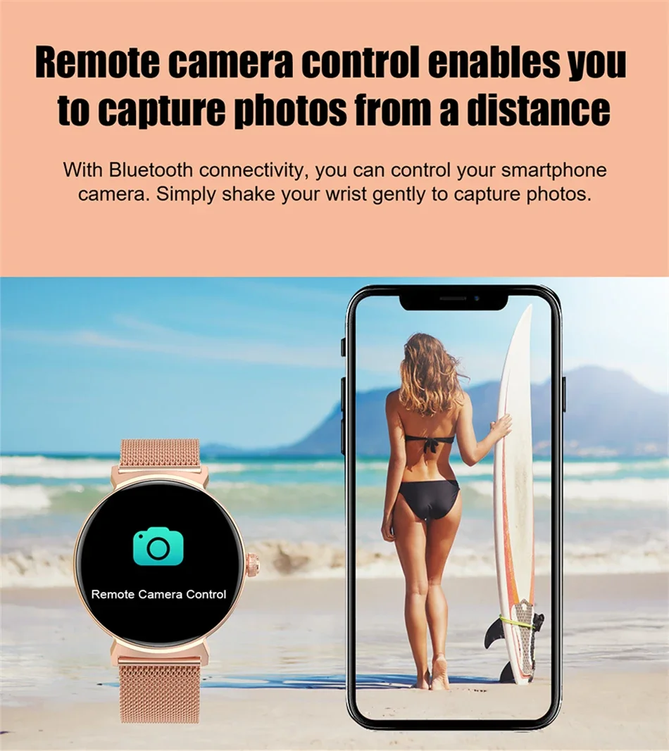 ساعة ذكية رياضية مقاومة للماء للنساء ، سوار للياقة البدنية ، مكالمة بلوتوث ، مساعد صوت ، موضة ، 1.45 بوصة ، 360x360