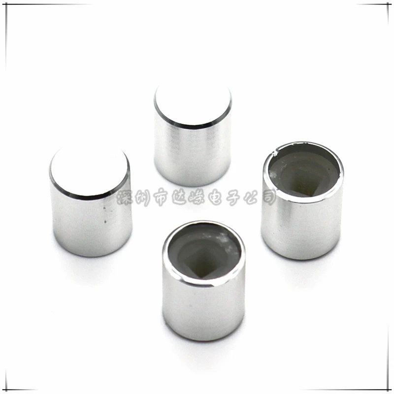 10PCS 10×11MM Aluminum alloy knob cap Tact Switch cap Power switch cap Computer chassis buttons knob cap square hole 3.2x3.2mm