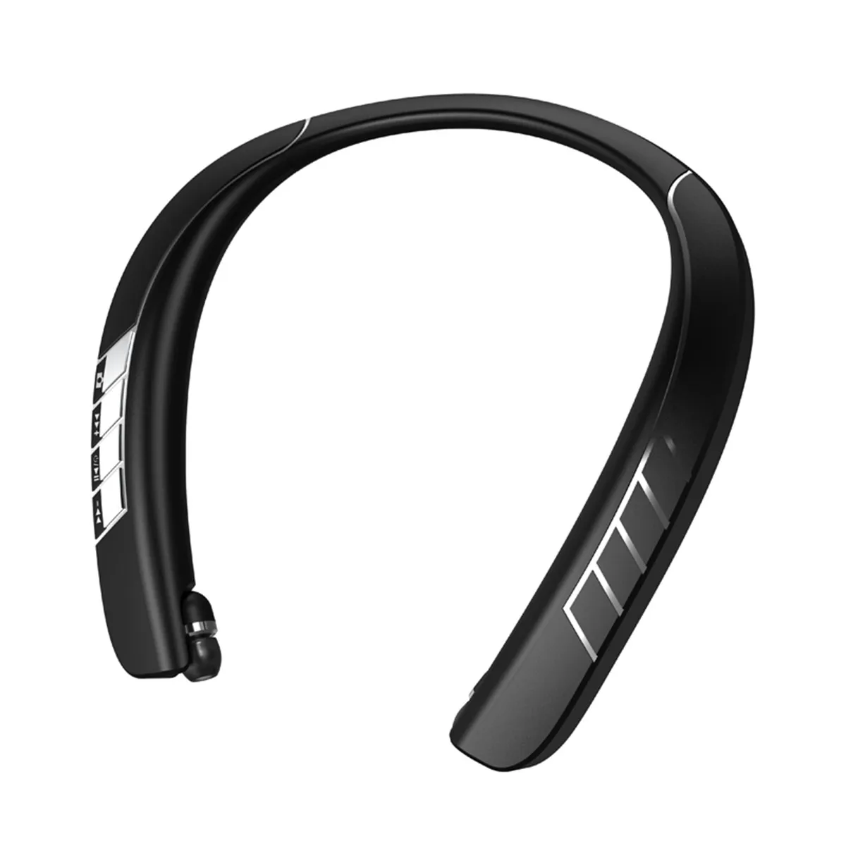 Lz-3 Neckband Wireless Headphone 5.1 Sports Gaming Waterproof Noise Reduction Earplugs Retractable Without Delay Support Tf Card