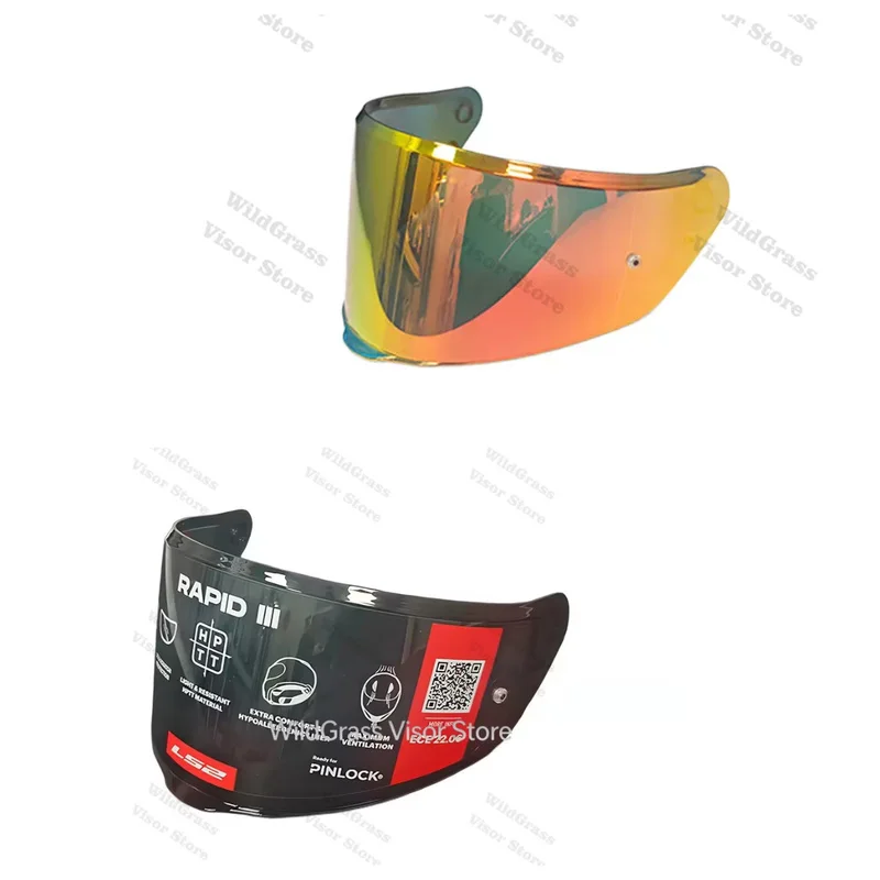Motorcycle Helmet Visor Fit LS2 FF820 RAPID III Black Wind Shield Rear Spoiler Replacement Parts