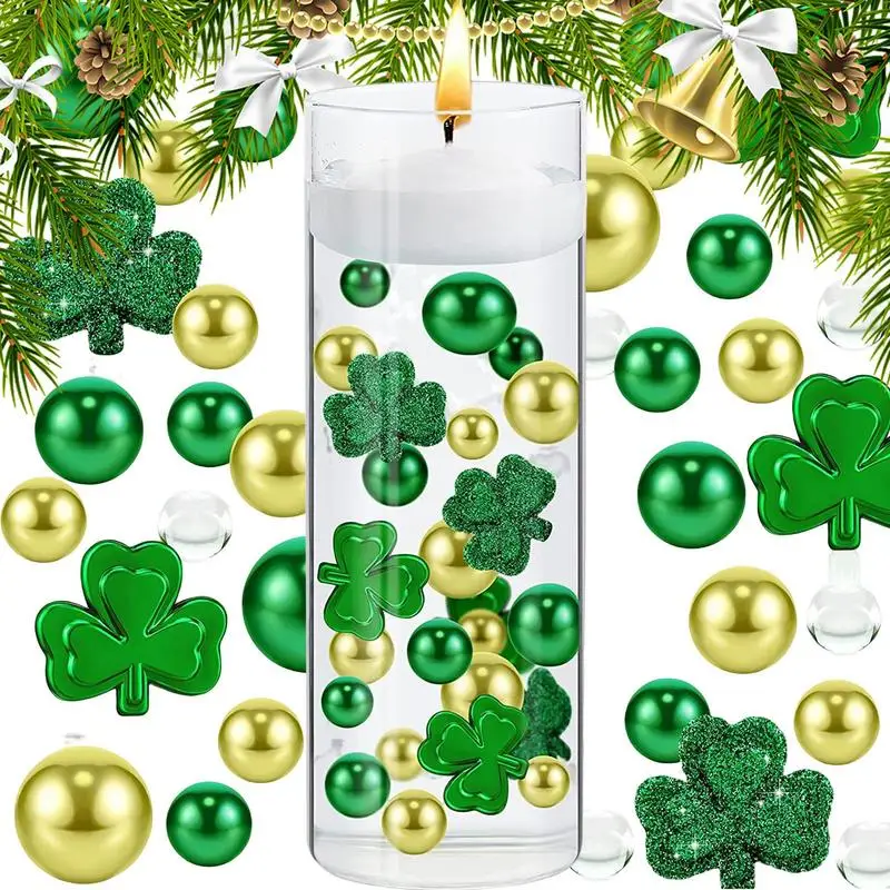 2000pcs DIY Christmas Floating Clear Water Gel Jelly Beads Vase Fillers For Floating Pearls Floating Candle Making Centerpieces