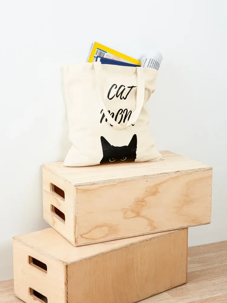 Cat mom Tote Bag great bag cute pouch bag reusable shopping for beach