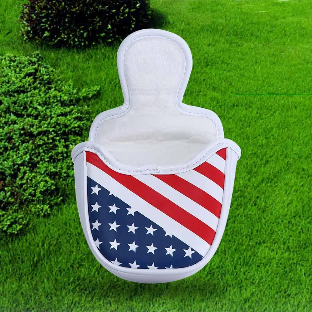 

Protective Cover Golf Putter Accessories PU Leather Golf Head Cover Golf Mallet Putter Cover Golf Club Cover Putter Headcover