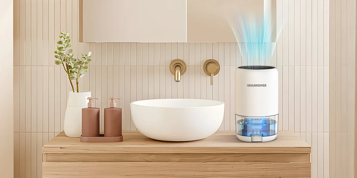 Dehumidifier, 35 OZ Dehumidifiers for Home for Room, Quiet and Portable Dehumidifier for Bedroom, Bathroom, RV, Closet, Auto-off
