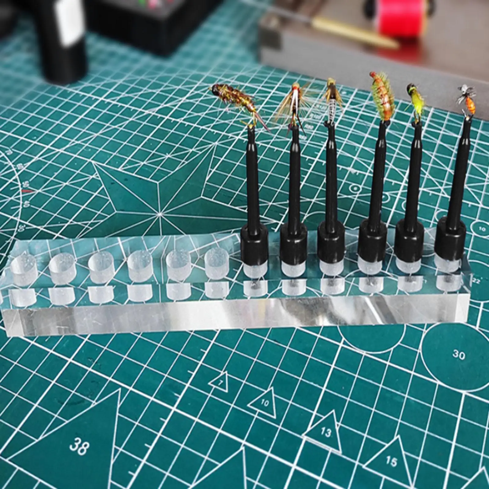 

12x Fishing Lure Display Clips, Alloy, Lure Display Grippers, Bracket Holder for Collection Drying Fly Fishing Hooks