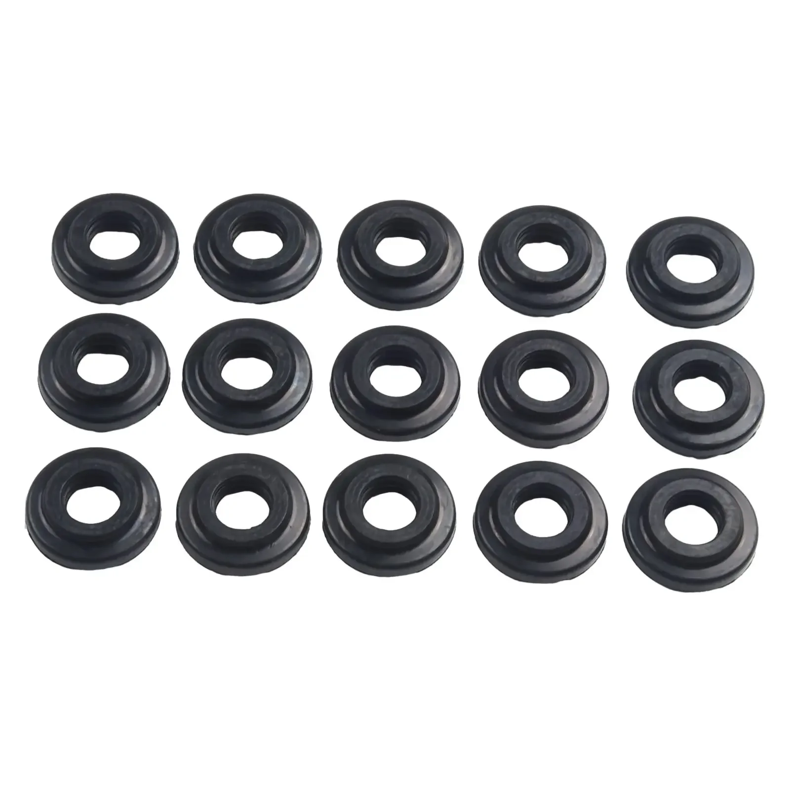 15 Pcs Engine Valve Cover Gaskets 11121437395 For E39 E46 E53 E60 Rubber Direct Replacement Gasket Screw Sealing Ring