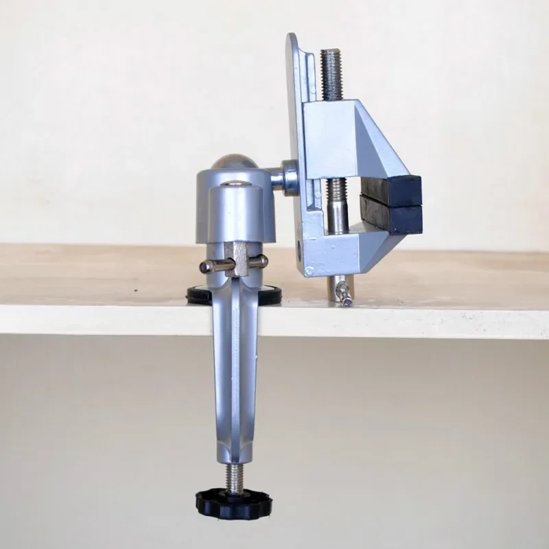 360° Rotating Workbench 2 in 1 Aluminum Alloy Universal Clamp for Electric Drill Press Rotary Tool